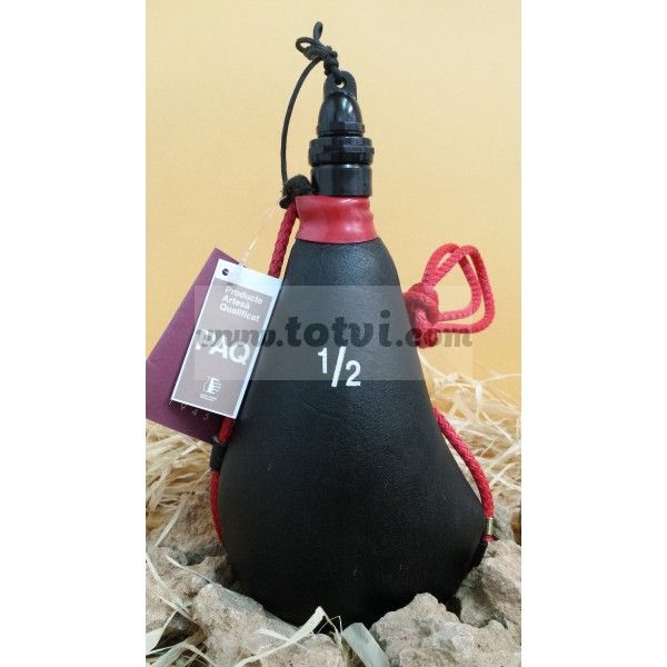Comprar Bota de Piel para vino 1/2litro