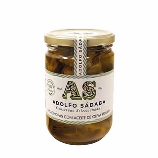 Alcachofas con aceite de oliva primera Adolfo Sádaba