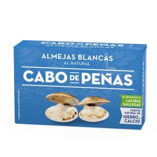 Almejas Blancas al natural Cabo de Peñas