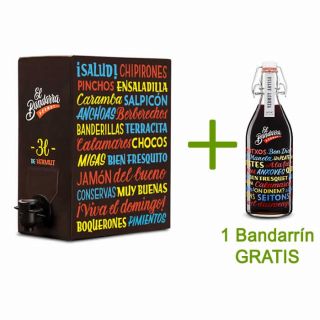 Bag in Box Vermut El Bandarra 3 lts + 1 botella regalo