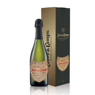 Estuche cartón 1 bot Juvé y Camps Reserva de la Familia