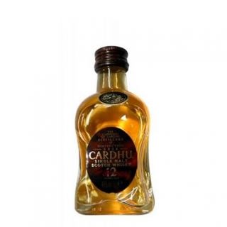 Miniatura Botellin Whisky Cardhu Single Malt 12 años - Vinateria Tot Vi