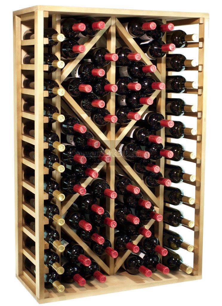 Botellero para vino Merlot con capacidad para 68 botellas